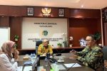 Foto : Wako Alfin Sambangi Kementerian Agraria dan Tata Ruang/Badan Pertanahan Nasional (ATR/BPN)  (Sumber : Koridornews.id)