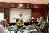 Foto : Wako Alfin Sambangi Kementerian Agraria dan Tata Ruang/Badan Pertanahan Nasional (ATR/BPN)  (Sumber : Koridornews.id)