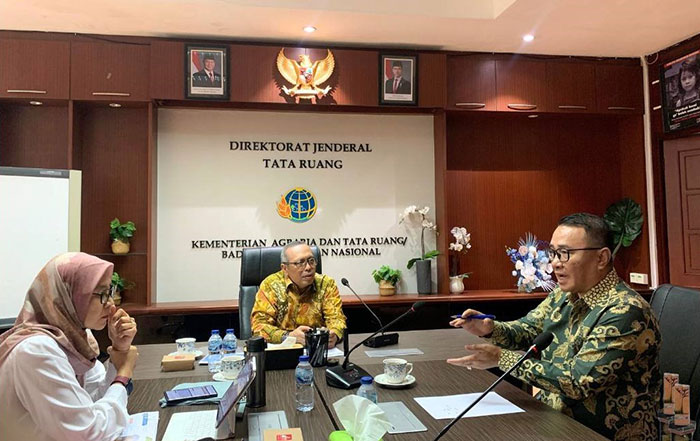 Foto : Wako Alfin Sambangi Kementerian Agraria dan Tata Ruang/Badan Pertanahan Nasional (ATR/BPN) (Sumber : Koridornews.id)