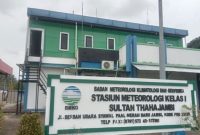 Foto : Kantor BMKG Sultan Thaha Jambi ( Sumber : Antara)