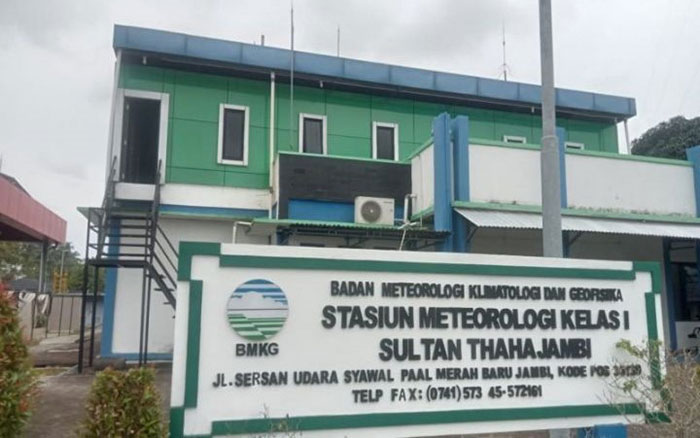 Foto : Kantor BMKG Sultan Thaha Jambi ( Sumber : Antara)