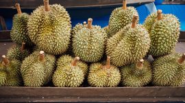 Foto : Buah Durian  Jenis Musang King (Sumber : Freepik)