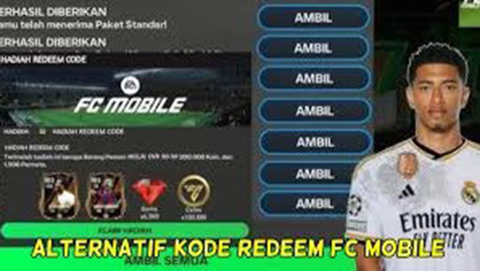 Foto : Kode Reedem FC Mobil Hari Ini (Sumber Istimewa)