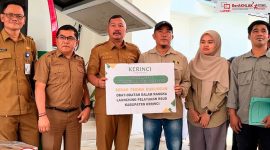 Foto ; Penyerahan Bantuan Obat - Obatan Oleh PT Kerinci Merangin Hydro (KMH)