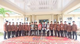 Foto : Penyambutan Khafilah MTQ Ke 54 Provinsi Jambi (Sumber : Koridornews.id)