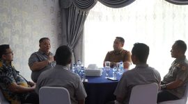 Foto : Buapti H.M Syukur Menerima Kunjungan Bupati Bengkulu Selatan Terkait Kisruh Renah Alai (Dok : Roli /Koridornews.id)