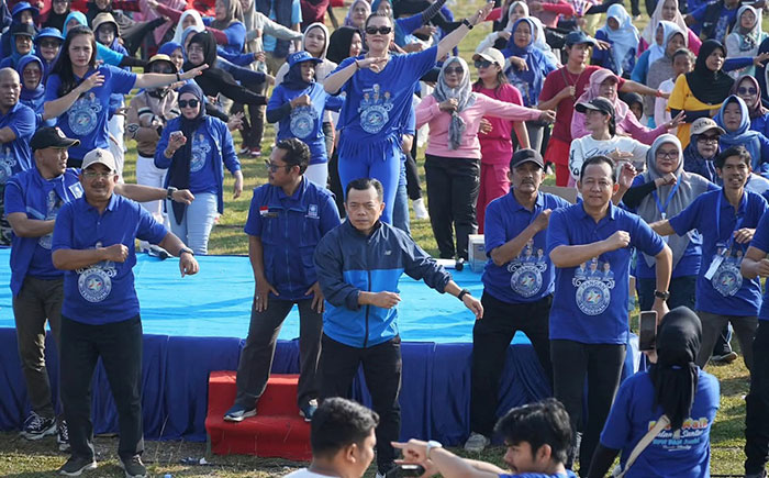 Foto : GubernurJambi dan Para Bupati Ikuti SDenam Sehat DPW PAN Jambi (Dok Pariwarajambi.com)