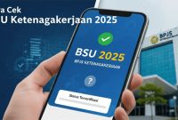 Foto : Walpaper Pengecekan BSU (Istimewa)
