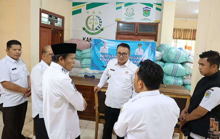 Wako Alfin dan Pemkot Galang Bantuan Untuk Bencana Banjir
