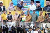 Wako Alfin Menyerahkan Bantuan Kemanusian Ke Solok