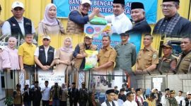 Wako Alfin Menyerahkan Bantuan Kemanusian Ke Solok