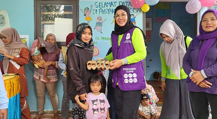 Lavita Syukur launching Posyandu 6 SPM di Merangin