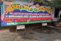 Papan Nama Ucapan Pelantikan Sekda Sarolangun