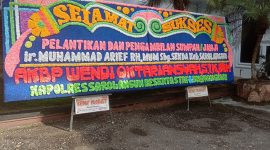 Papan Nama Ucapan Pelantikan Sekda Sarolangun