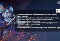 Walpaper Kode Redeem Mobile Legends (ML)