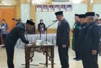 Bupati Hurmin Melantik Muhammad Arief Sebagai Sekretaris Daerah Sarolangun