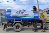 PT Tren Gen Horizon salurkan tangki air bersih ke Aceh Tamiang