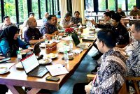 upati Merangin M. Syukur bertemu Menteri Sosial bahas Sekolah Rakyat.