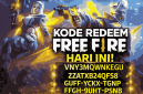 Kode Redeem FF 25 Januari 2026 