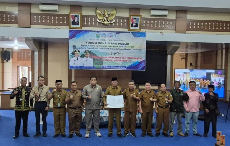 Rakor Forum Konsultasi Publik RKPD 2027 Kota Sungai Penuh