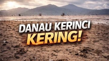 Kondisi Danau Kerinci Saat Ini Turun Drastis