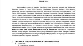 Seleksi PPPK Kementerian Hak Asasi Manusia Tahun 2025 resmi dibuka