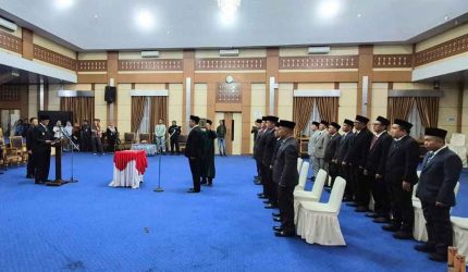 Pelantikan pejabat eselon kota sungaiPenuh