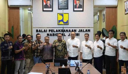 Walikota Sungai Penuh Alfin Kunjungi BWSS VI Jambi