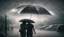 Ilustrasi Hujan Lebat