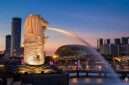 Merlion Park Singapura / AI Gemini