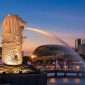 Merlion Park Singapura / AI Gemini